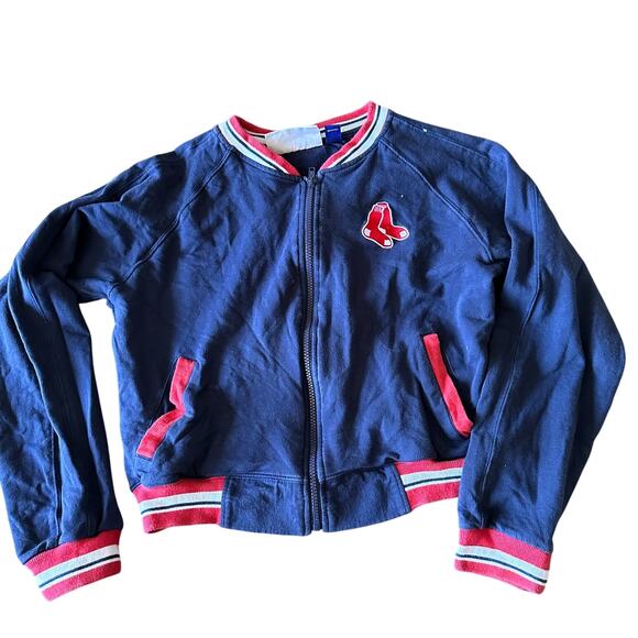 Youth Boston Red Sox Sweater Baseball Jacket Size Large MLB Official - Picture 1 of 6